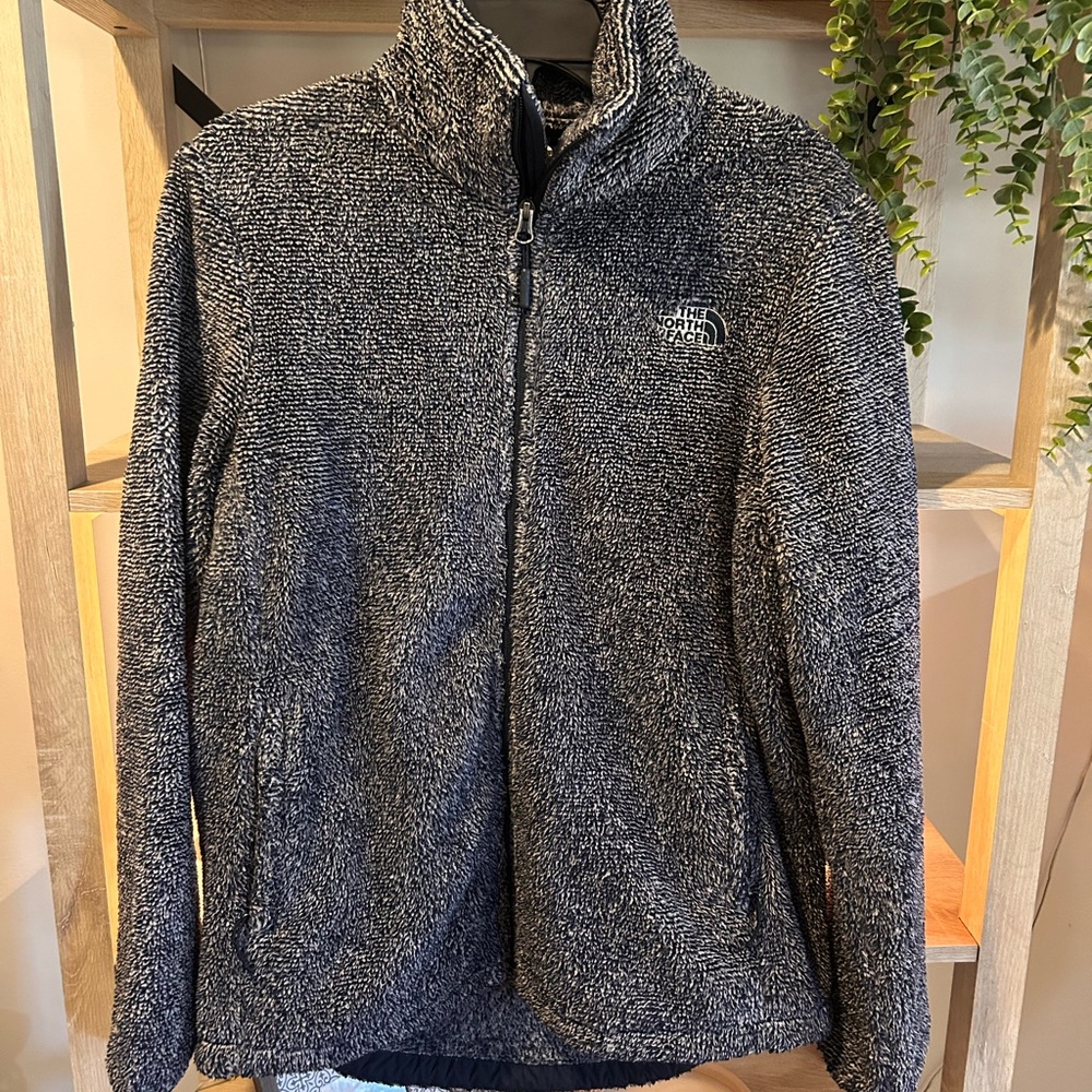 The North Face Navy and White Jacket